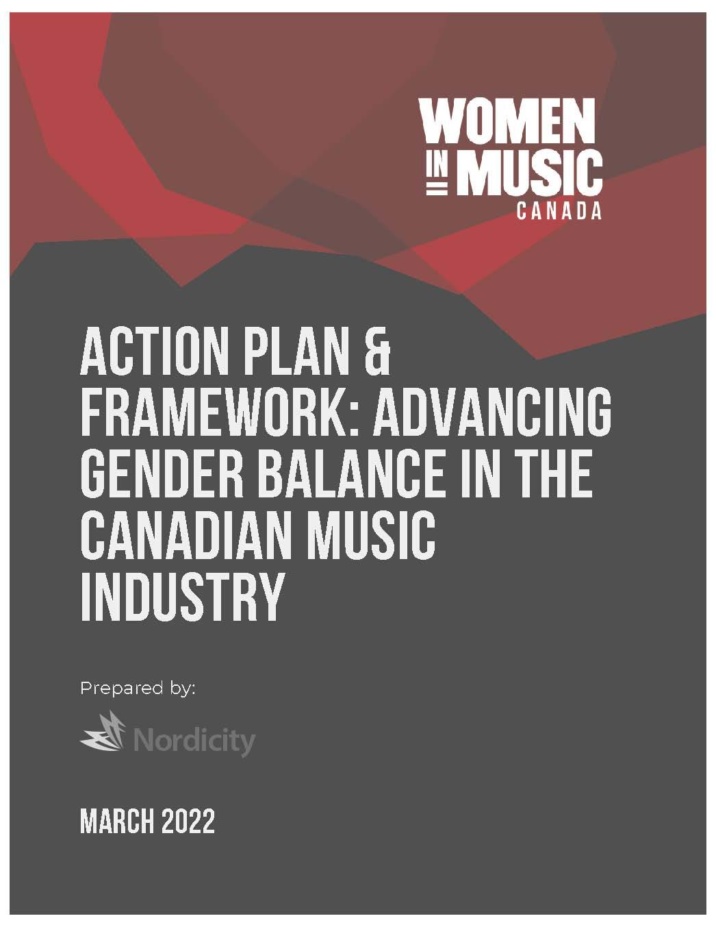 An Action Plan Framework for Women, Non-binary, Gender Fluid and Gender Diverse Individuals in Ontario’s Music Sector