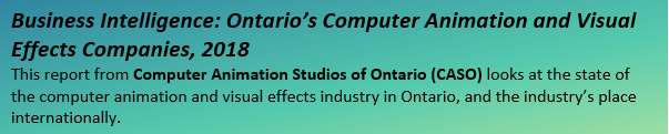 Ontarios Computer Animation and Visual Effects Companies 2018
